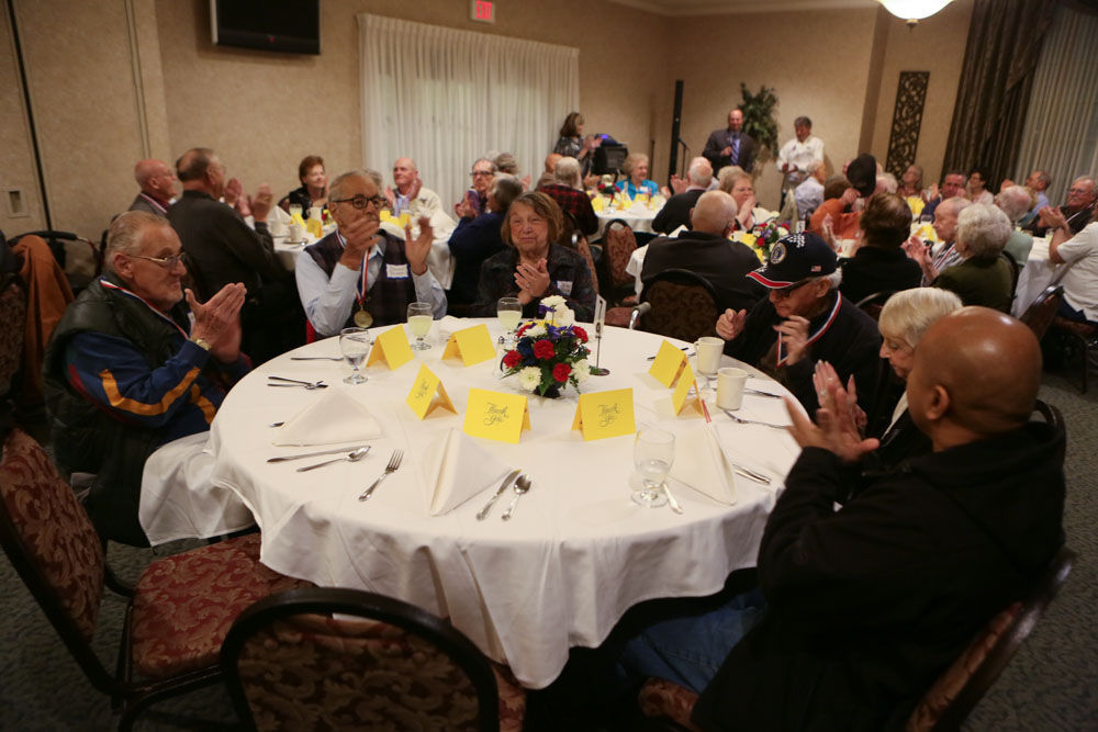 Annual Veterans Day dinner in the Geisen Reception Centre